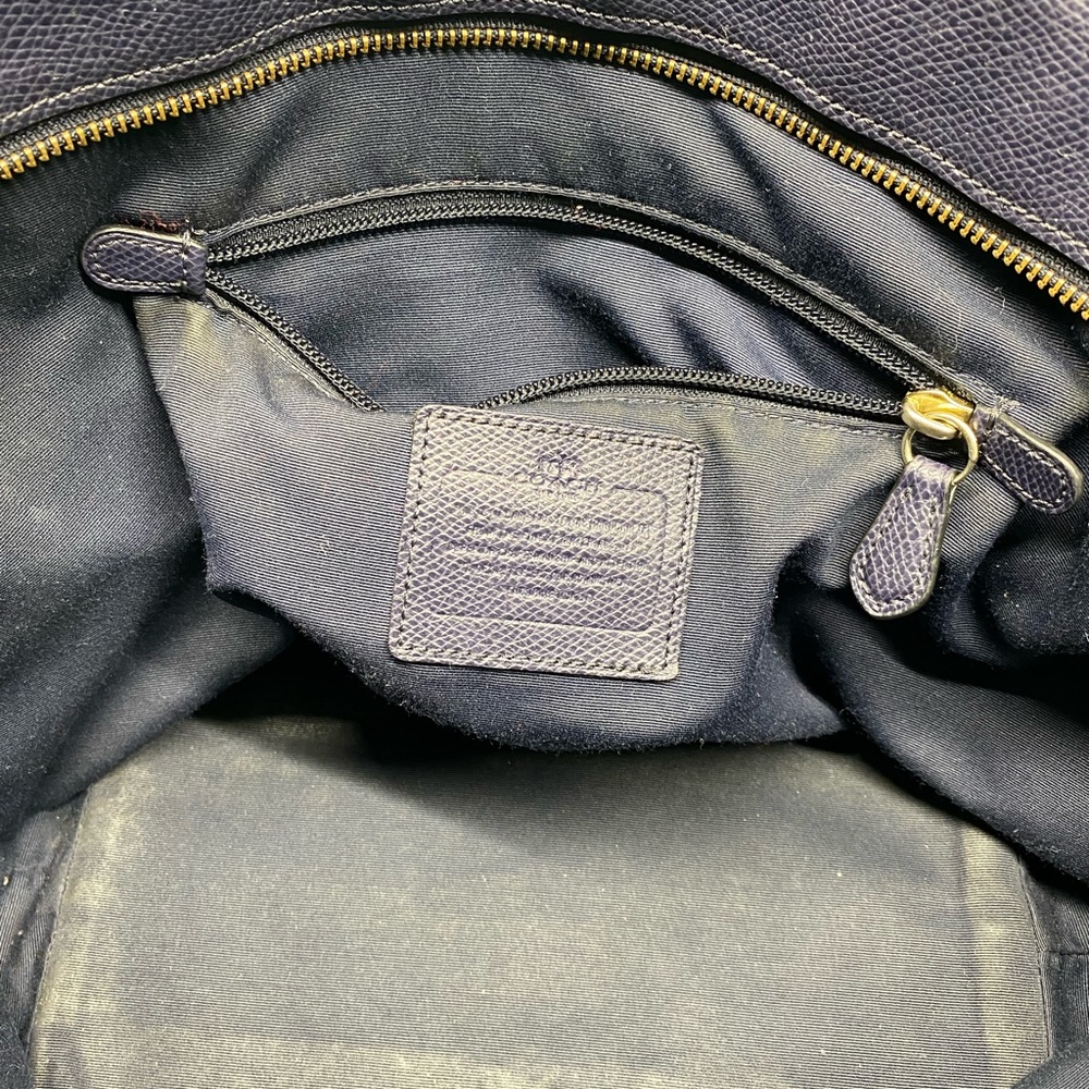 Navy blue coach tote - Picture 6 of 6